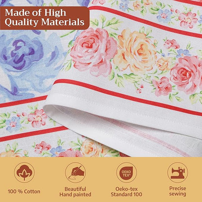 Maison d' Hermine 100% Cotton Apron for women with Pocket Kitchen Chef Apron for Men Cooking Spring Summer