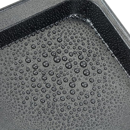 Baking Sheets Toaster Oven Pans, Cookie Sheets for Baking Tray Non Stick, Broiler Quarter Half Sheet Pan, Jelly Roll Pan Cake Pan Set for Cooking, Walooza Rimmed Cookie Sheets for Baking Nonstick