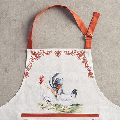 Maison d' Hermine 100% Cotton Apron for women with Pocket Kitchen Chef Apron for Men Cooking Spring Summer