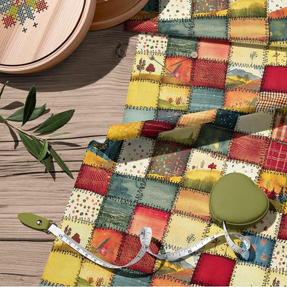 100% Cotton Fabric by the Yard – Turkish Quality Quilting & Sewing Fabric, 1 Yard x 1.69 Yards Wide, Patchwork Cotton for Crafts