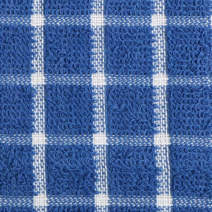 DII Basic Terry Collection Windowpane Dishcloth Set, 12x12, Blueberry, 6 Piece