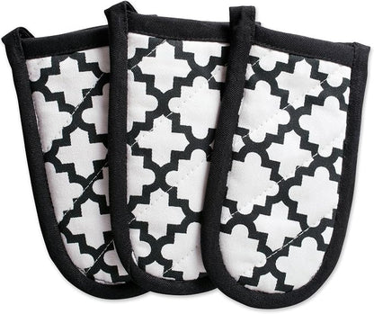 DII Lattice Basics Collection Kitchen Essentials, Pan Handle Set, White, 3, Piece