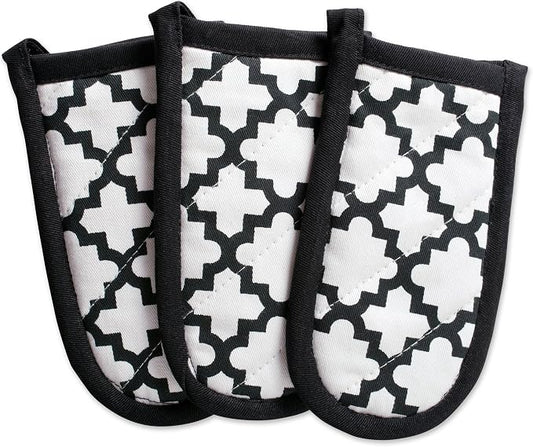 DII Lattice Basics Collection Kitchen Essentials, Pan Handle Set, White, 3, Piece