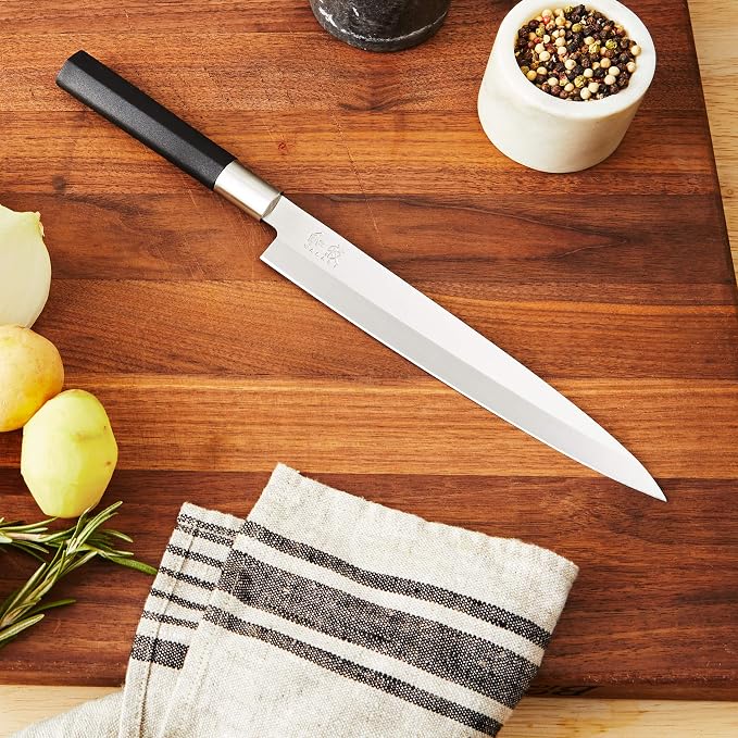 Kai Wasabi Black Yanagiba Knife, 8 1/4-Inch