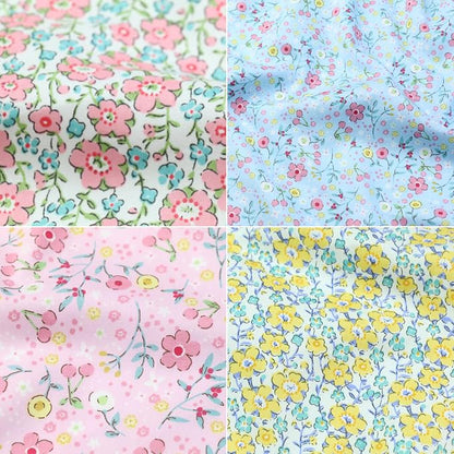 Nodsaw Charm Packs for Quilting 5 inch - 42 5" Charm Squares for Quilting - Colorful Bright Pastel Spring Floral Print Cotton Fabric Quilt Squares 5x5 for Sewing, Patchwork, and DIY Crafts