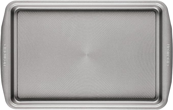 Circulon Bakeware Baking Sheet/Cookie Pan and Cooling Rack Set, 3 Piece, Gray