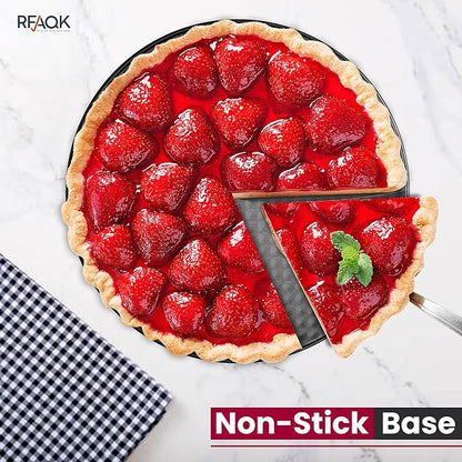 RFAQK 7 Inch Non-Stick Springform Pan for Cheesecake - Leakproof Cake Pan with 30 Pcs Parchment Paper - Baking Accessories for Instant Pot 6, 8 Qt Pressure Cooker
