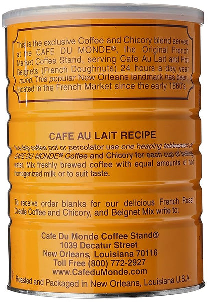 Cafe Du Monde Coffee Chicory | Ground | 15 Ounce | Pack of 2