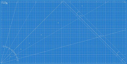 Elan Cutting Mat 36x72 Blue, Extra Large Self Healing Cutting Mat 36 x 72 Inch, 5-Ply Craft Board Blue, Hobby Board for Sewing and Quilting