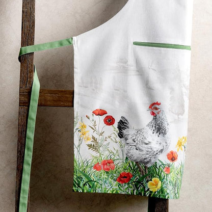 Maison d' Hermine 100% Cotton Apron for women with Pocket Kitchen Chef Apron for Men Cooking Spring Summer