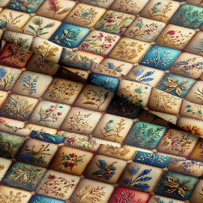 100% Cotton Fabric by the Yard – Turkish Quality Quilting & Sewing Fabric, 1 Yard x 1.69 Yards Wide, Patchwork Cotton for Crafts