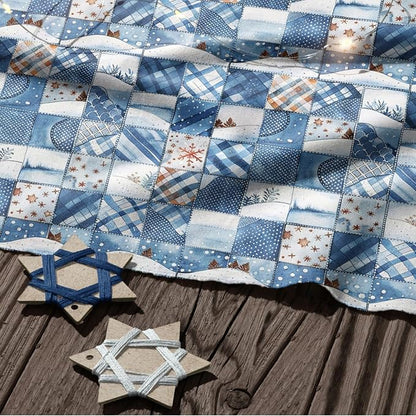 100% Cotton Fabric by the Yard – Turkish Quality Quilting & Sewing Fabric, 1 Yard x 1.69 Yards Wide, Patchwork Cotton for Crafts