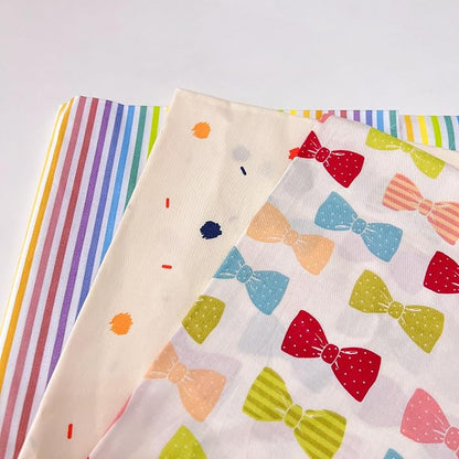 7Pcs 20" x 20" Cotton Fabric DIY Making Supplies Quilting Patchwork Fabric Fat Quarter Bundles DIY for Quilting Cotton Patchwork Cushions (Cherry, 20 x 20 inches)