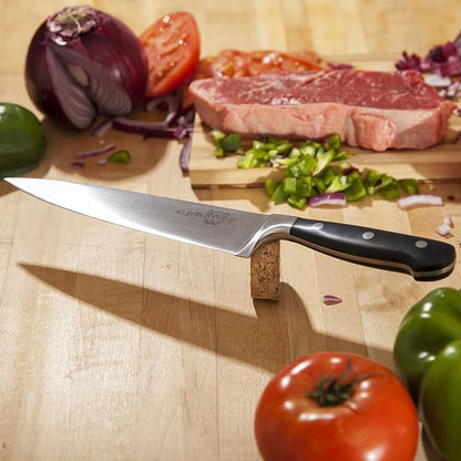 KUMA Multi Purpose Chef Knife (Set of 3) - Razor Sharp Out Of The Box - 8 Inch Chefs Knife for Carving, Slicing & Chopping - Ergonomic Handle - Professional Cooking Kitchen Knife - Cuts Like A Dream