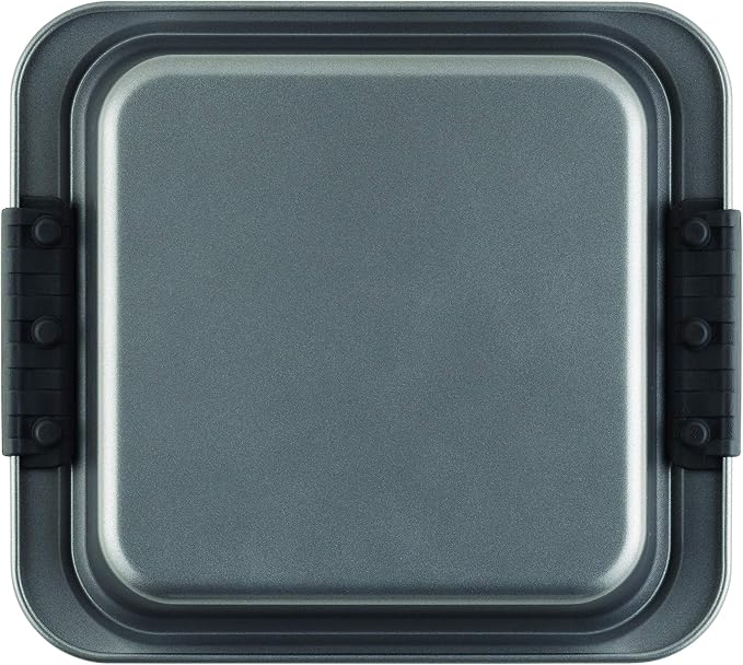 Anolon Advanced Nonstick Baking Pan / Nonstick Cake Pan, Square - 9 Inch, Gray