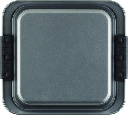 Anolon Advanced Nonstick Baking Pan / Nonstick Cake Pan, Square - 9 Inch, Gray