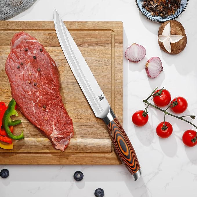 MSY BIGSUNNY 5pcs Knife Set Kitchen Utensils Knife, German Stainless Steel Professional Chef Kitchen Knife Set