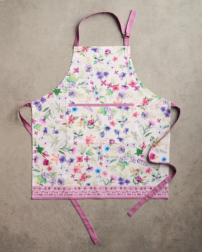 Maison d' Hermine 100% Cotton Apron for women with Pocket Kitchen Chef Apron for Men Cooking Spring Summer