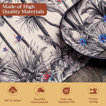 Maison d' Hermine 100% Cotton Apron for women with Pocket Kitchen Chef Apron for Men Cooking Spring Summer