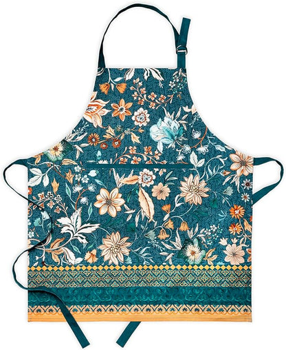 Maison d' Hermine 100% Cotton Apron for women with Pocket Kitchen Chef Apron for Men Cooking Spring Summer