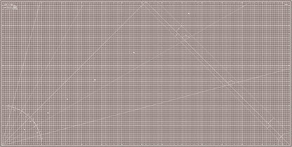 Elan Cutting Mat 36x72 Black & Taupe, Extra Large Self Healing Cutting Mat 36 x 72 Inch, 5-Ply Craft Board Black, Hobby Board for Sewing and Quilting