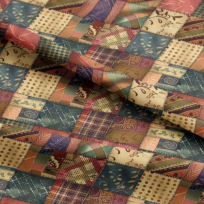 100% Cotton Fabric by the Yard – Turkish Quality Quilting & Sewing Fabric, 1 Yard x 1.69 Yards Wide, Patchwork Cotton for Crafts