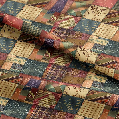 100% Cotton Fabric by the Yard – Turkish Quality Quilting & Sewing Fabric, 1 Yard x 1.69 Yards Wide, Patchwork Cotton for Crafts