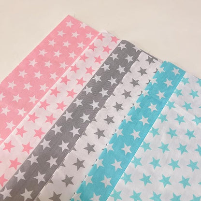 7Pcs 20" x 20" Cotton Fabric DIY Making Supplies Quilting Patchwork Fabric Fat Quarter Bundles DIY for Quilting Cotton Patchwork Cushions (Start, 20 x 20 inches)