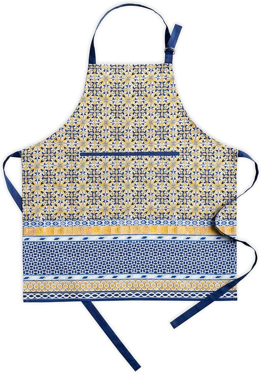 Maison d' Hermine 100% Cotton Apron for women with Pocket Kitchen Chef Apron for Men Cooking Spring Summer