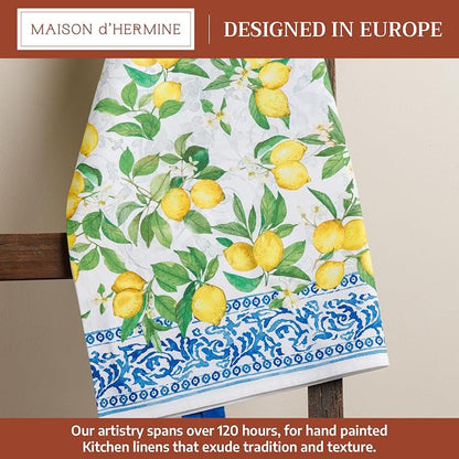 Maison d' Hermine 100% Cotton Apron for women with Pocket Kitchen Chef Apron for Men Cooking Spring Summer