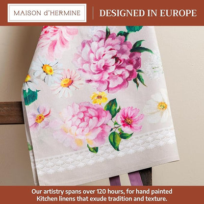 Maison d' Hermine 100% Cotton Apron for women with Pocket Kitchen Chef Apron for Men Cooking Spring Summer