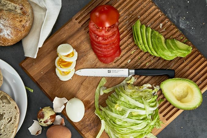 Zwilling Four Stars Utility knife, Silver/Black