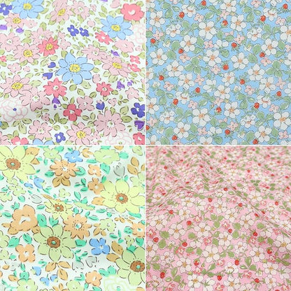 Nodsaw Charm Packs for Quilting 5 inch - 42 5" Charm Squares for Quilting - Colorful Bright Pastel Spring Floral Print Cotton Fabric Quilt Squares 5x5 for Sewing, Patchwork, and DIY Crafts