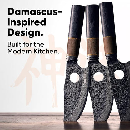 Matsato Osuren Chef Knife 6.3 Inch – Japanese Stainless Steel Kitchen Knife, Professional Chef’s Knife for Cooking, Meat Cutting Knife, Chopping Knife, Sharp Kitchen Knives for Cooking & Food Prep