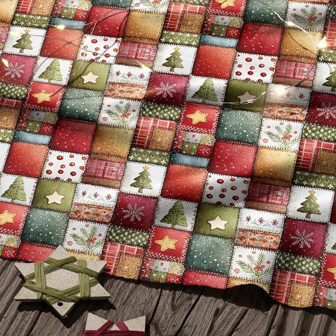 100% Cotton Fabric by the Yard – Turkish Quality Quilting & Sewing Fabric, 1 Yard x 1.69 Yards Wide, Patchwork Cotton for Crafts