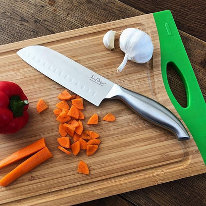 Jean-Patrique Japanese Knife, 7 Inches - Stainless Steel Professional Chef Knife with an Ergonomic Handle for Fish, Sushi, Meat, Vegetables