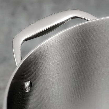 Tramontina Signature Tri-Ply Clad Stainless Steel 4-Quart Sauce Pan with Lid, Induction-Ready, Dishwasher-Safe, NSF-Certified, Made in Brazil