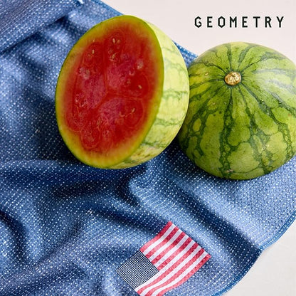 GEOMETRY Kitchen Towels - Quick Dry, Absorbent Microfiber Dish Towels for 4th of July, Memorial Day, Veterans Day, and Holiday Decor - Red, White, and Blue- Star Spangled