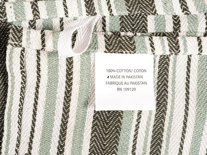 KAF Home Assorted Flat Kitchen Towels - Set of 10, 18 x 28 Inch (Olive)