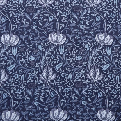 Nodsaw 14Pcs Vintage Floral Paisley Fat Quarter Fabric, Fall Navy Dark Blue | 100% Soft Cotton, Precut 18x22 inch Quilting Material Bundle For Sewing, Quilts, Bags, DIY Crafts, Upholstery