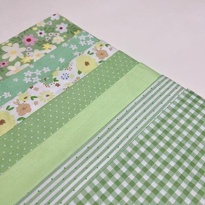7 pcs 20" x 20" Cotton Fabric DIY Making Supplies Quilting Patchwork Fabric Fat Quarter Bundles DIY for Quilting Cotton Patchwork Cushions (Blue Cat, 20" x 20")