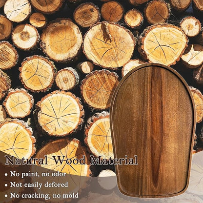 Acacia Wood Mixer Slider Mat for Kitchen Aid 4.5-5 Qt Tilt-Head Stand Mixer Kitchen Appliance Slider Tray Countertop Storage Attachments