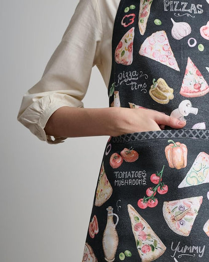 Maison d' Hermine 100% Cotton Apron for women with Pocket Kitchen Chef Apron for Men Cooking Spring Summer
