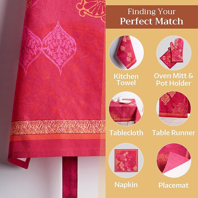 Maison d' Hermine 100% Cotton Apron for women with Pocket Kitchen Chef Apron for Men Cooking Spring Summer