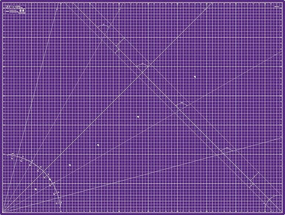 Elan Cutting Mat A0 Pink & Purple, Extra Large Self Healing Cutting Mat 36 x 48 Inch, 5-Ply Craft Board Pink, Hobby Board for Crafts 36x48 Inch