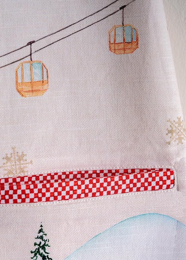 Maison d' Hermine 100% Cotton Apron for women with Pocket Kitchen Chef Apron for Men Cooking Spring Summer
