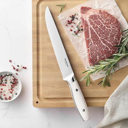 Musifan 5-Piece Chef Knife Set, Professional Ultra Sharp Kitchen Knives For Cooking High Carbon Stainless Steel, With Ergonomic Handle Design (five)