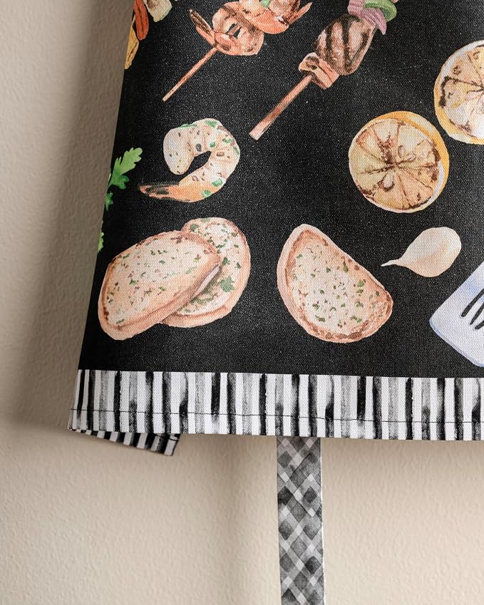 Maison d' Hermine 100% Cotton Apron for women with Pocket Kitchen Chef Apron for Men Cooking Spring Summer
