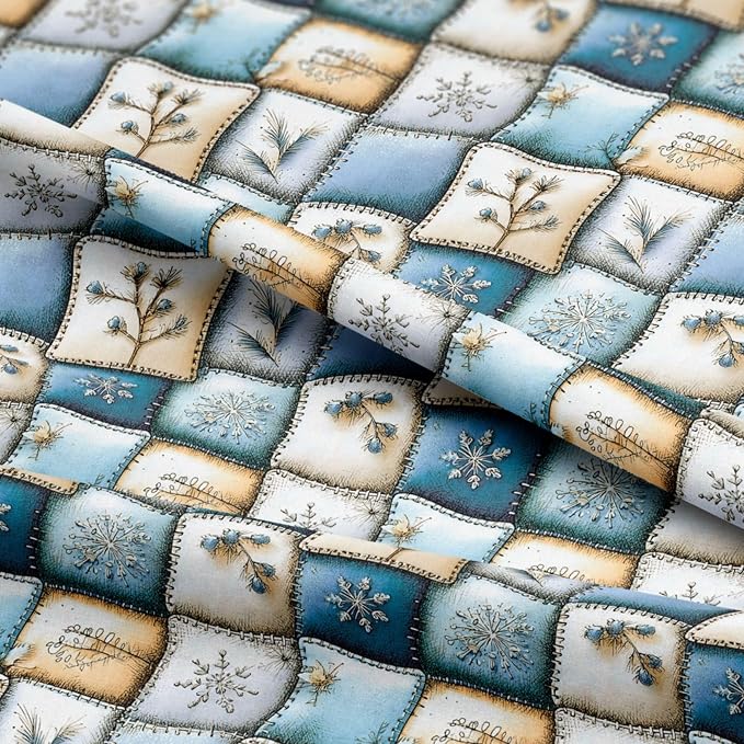 100% Cotton Fabric by the Yard – Turkish Quality Quilting & Sewing Fabric, 1 Yard x 1.69 Yards Wide, Patchwork Cotton for Crafts