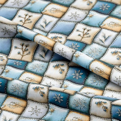 100% Cotton Fabric by the Yard – Turkish Quality Quilting & Sewing Fabric, 1 Yard x 1.69 Yards Wide, Patchwork Cotton for Crafts